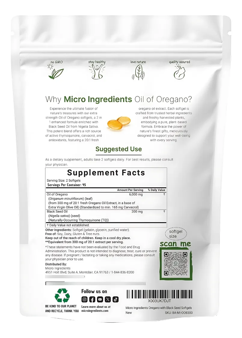 ACEITE DE OREGANO EN CAPSULSAS