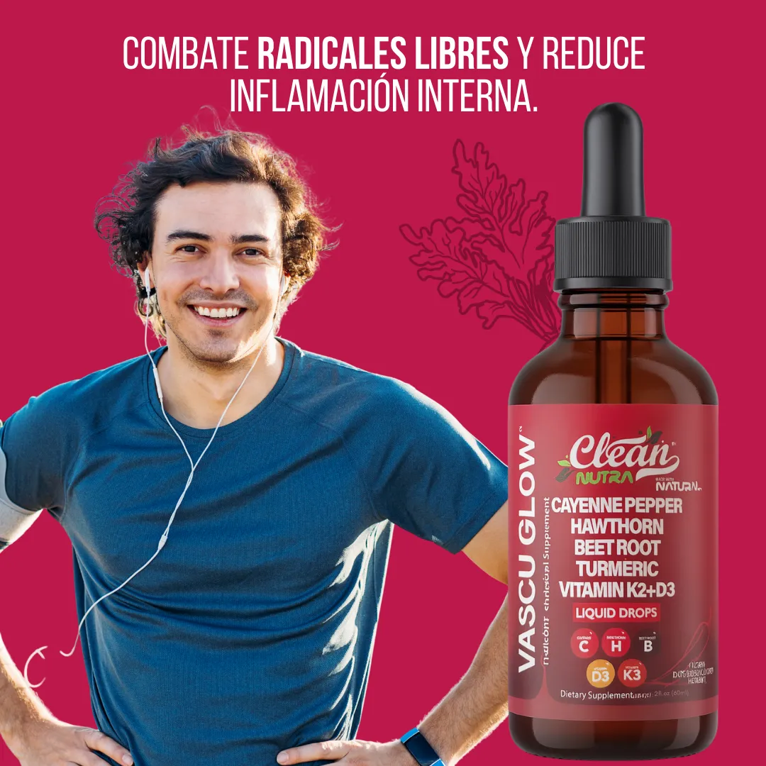 Gotas Vascu Glow Fortaleza Cardiovascular Natural